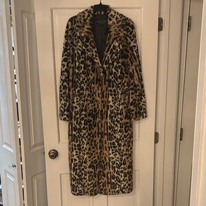 Fabulous Furs Leopard Print Coat